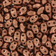 Matubo MiniDuo kralen 4x2.5mm Matte - metallic copper